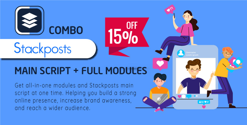 Stackposts Main Script + Full Modules